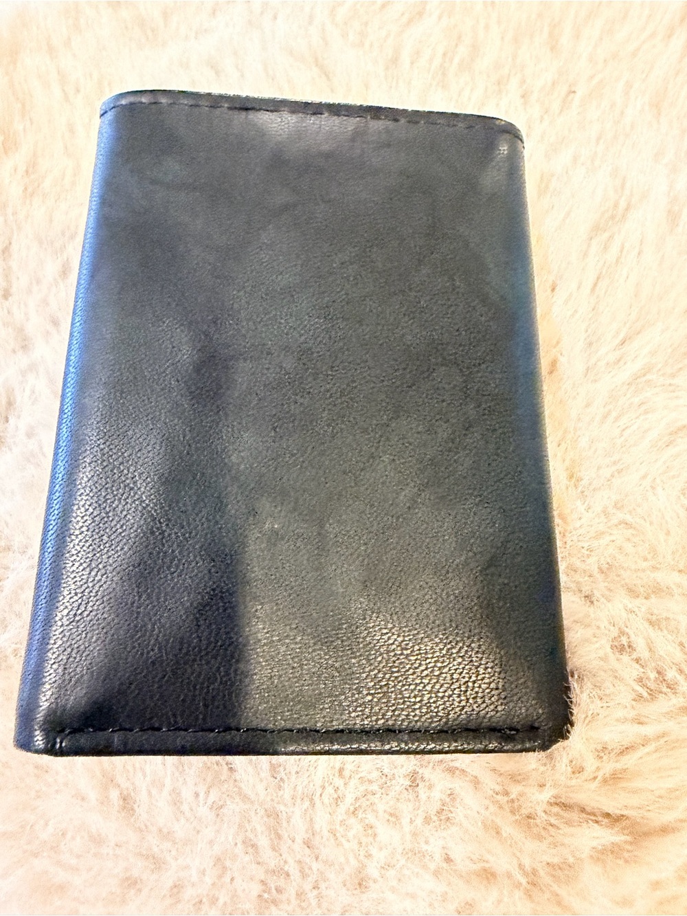 Buxton Black Leather Travel Wallet